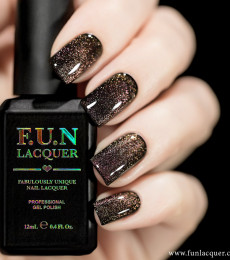 F.U.N Lacquer - 2021 Spring/Summer Collection - Rose Gold Platinum Diamond Magnetic GEL Nailpolish
