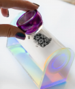 Uberchic Nailart - Sticky Roller Iridescent Acrylic Holder